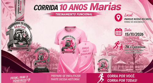 CORRIDA DE 10 ANOS DAS MARIAS – PARQUE NOSSO RECANTO FV