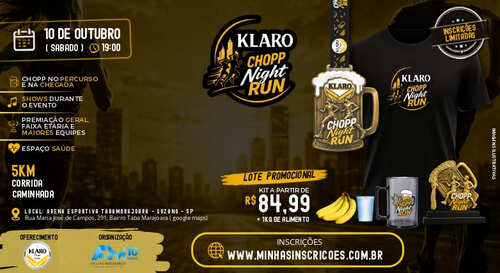 KLARO CHOPP NIGHT RUN