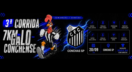 3 CORRIDA 7KM GALO CONCHENSE